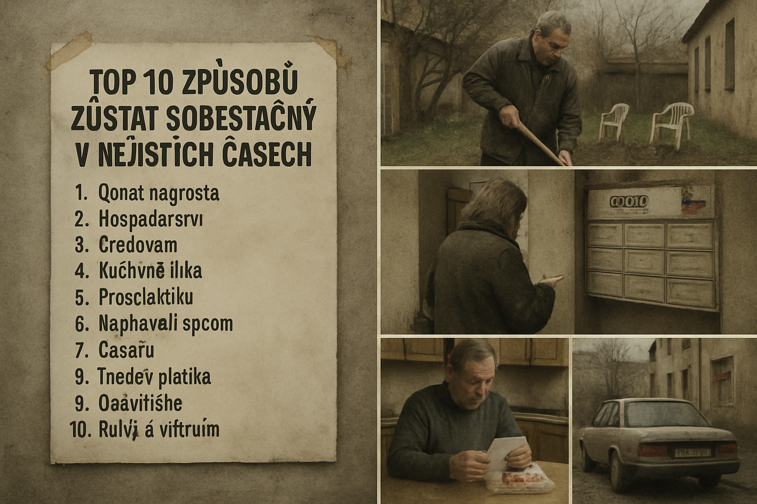 Top 10 způsobů zůstat soběstačný v nejistých časech